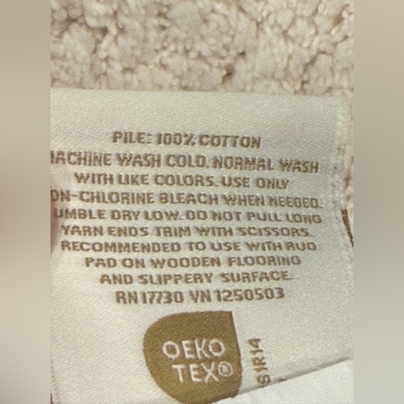 20"x30" Scallop Bath Rug Cream - Threshold™ - Picture 9 of 9